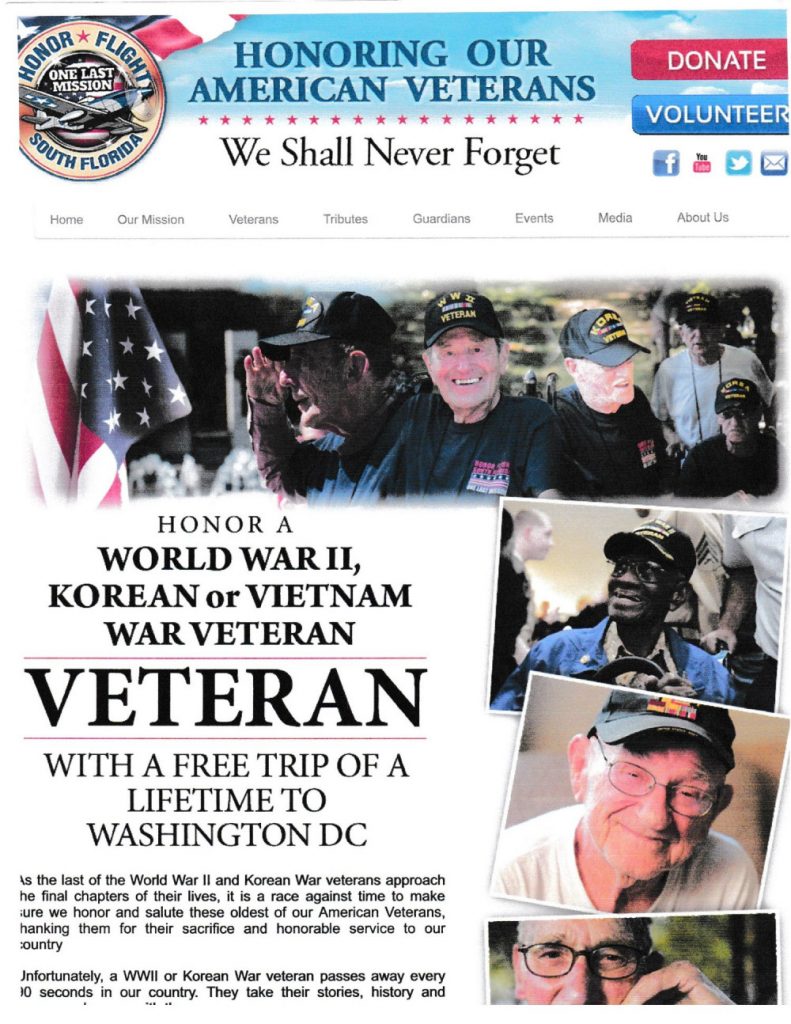 Honor Flight Logo Banner